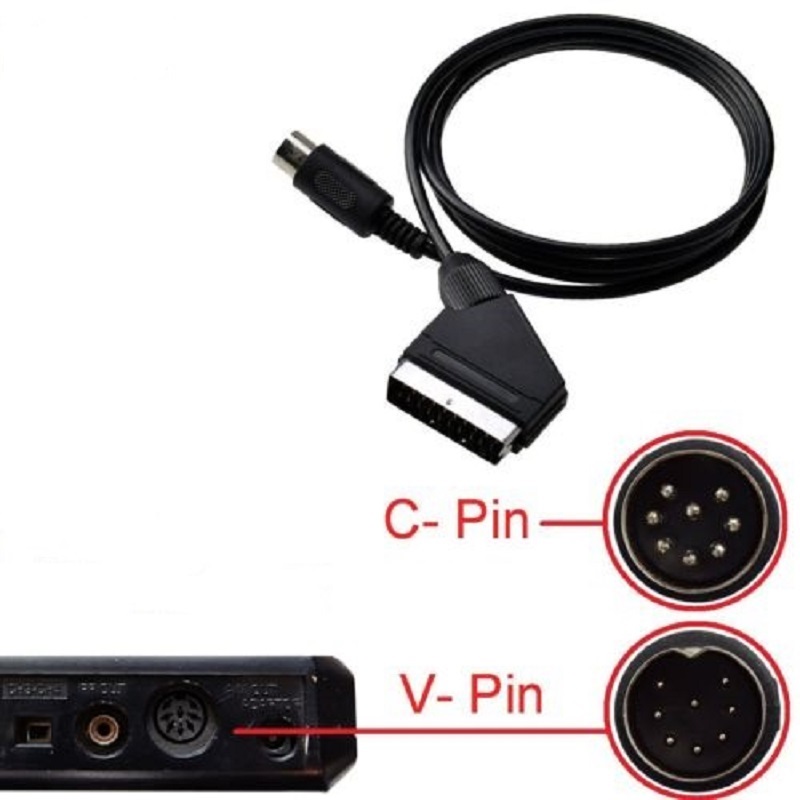Retro Gaming Cables - Заменяющий кабель SCART длиной 1,8 м