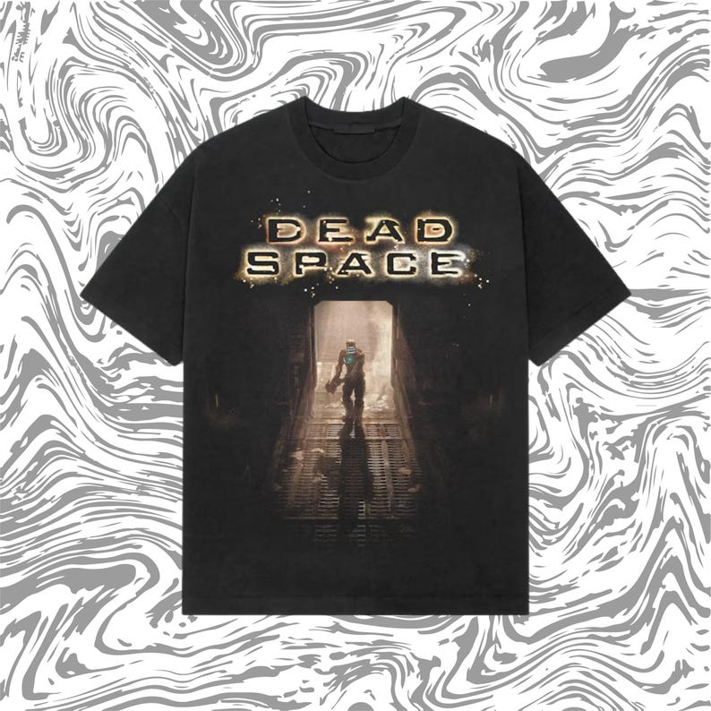 Retro Gaming Space - Винтажная футболка Dead Space – ретро-футболка