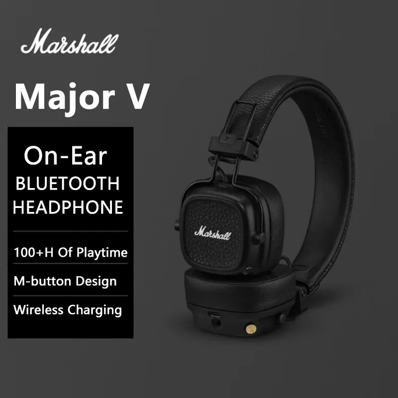 Retro Gaming Cables - Беспроводные Bluetooth-наушники Marshall Major V с