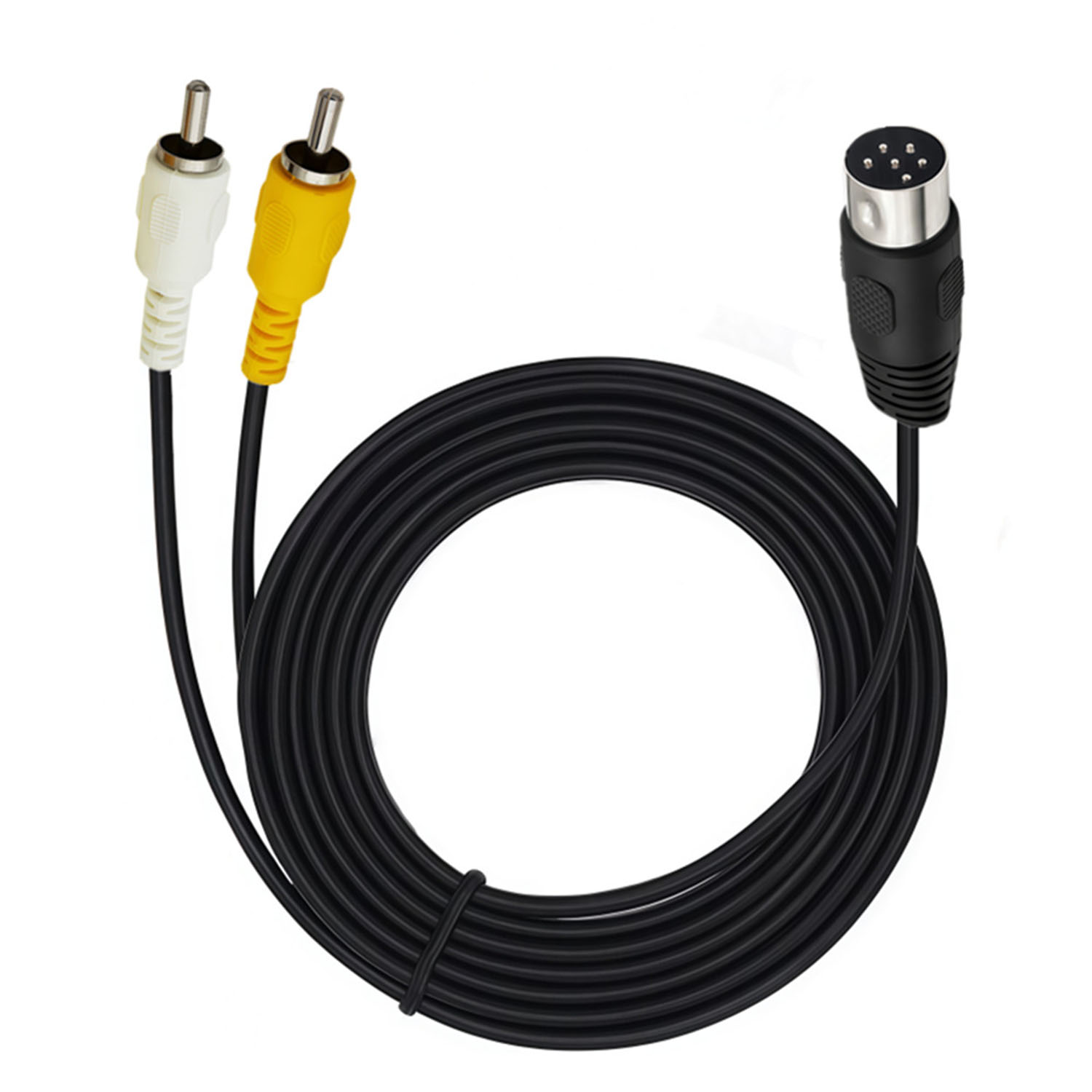 Retro Gaming Cables - Композитный AV-кабель DIN 6-контактный (штекер) на