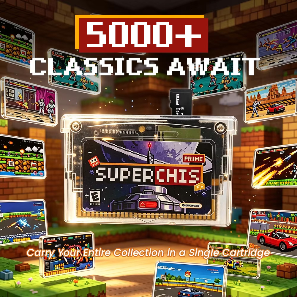 Игровая карта Retro Superchis  – обзор и цена Retro Gaming Handheld