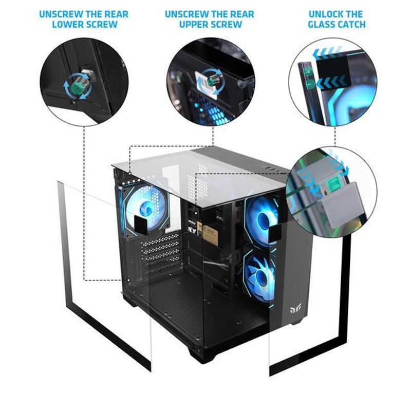 Корпус Yeah Magic Cube MATX: с – обзор и цена Retro Gaming Pc Case