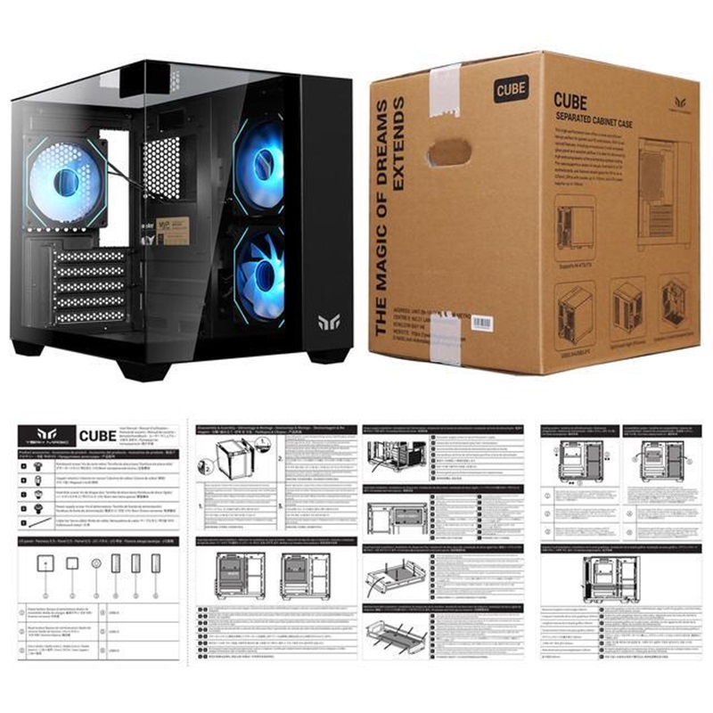 Корпус Yeah Magic Cube MATX: с – обзор и цена Retro Gaming Pc Case