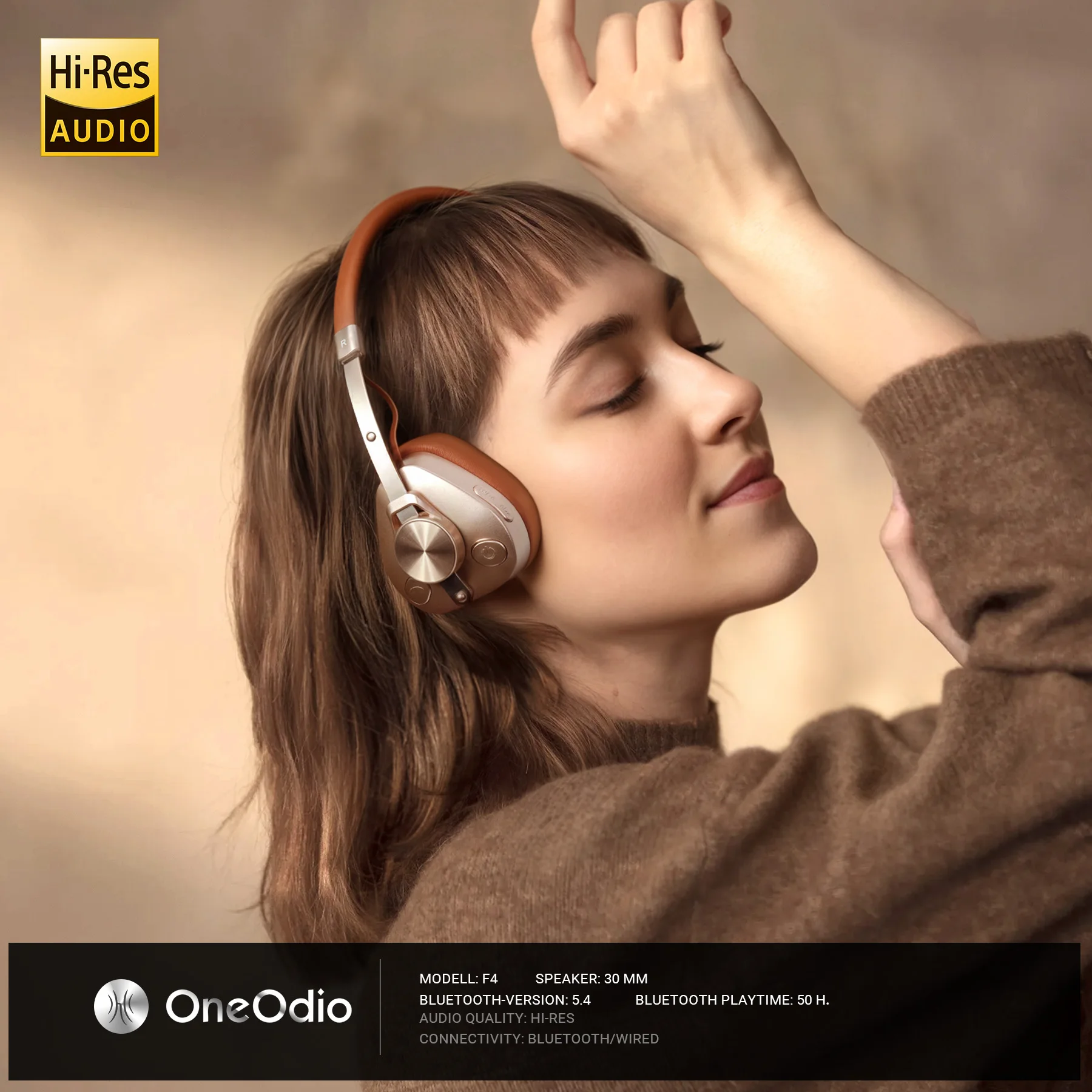 Oneodio F4 Ретро Беспроводные  – обзор и цена Retro Gaming Headset