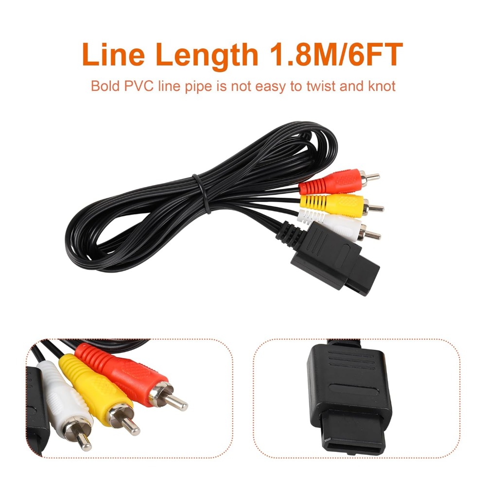 Высококачественный AV-кабель N – обзор и цена Retro Gaming Cables