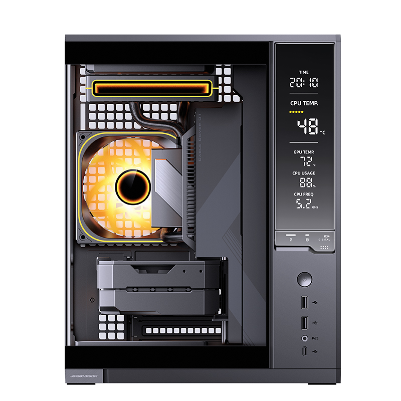 Корпус для ПК JONSBO D34 M-ATX – обзор и цена Retro Gaming Pc Case