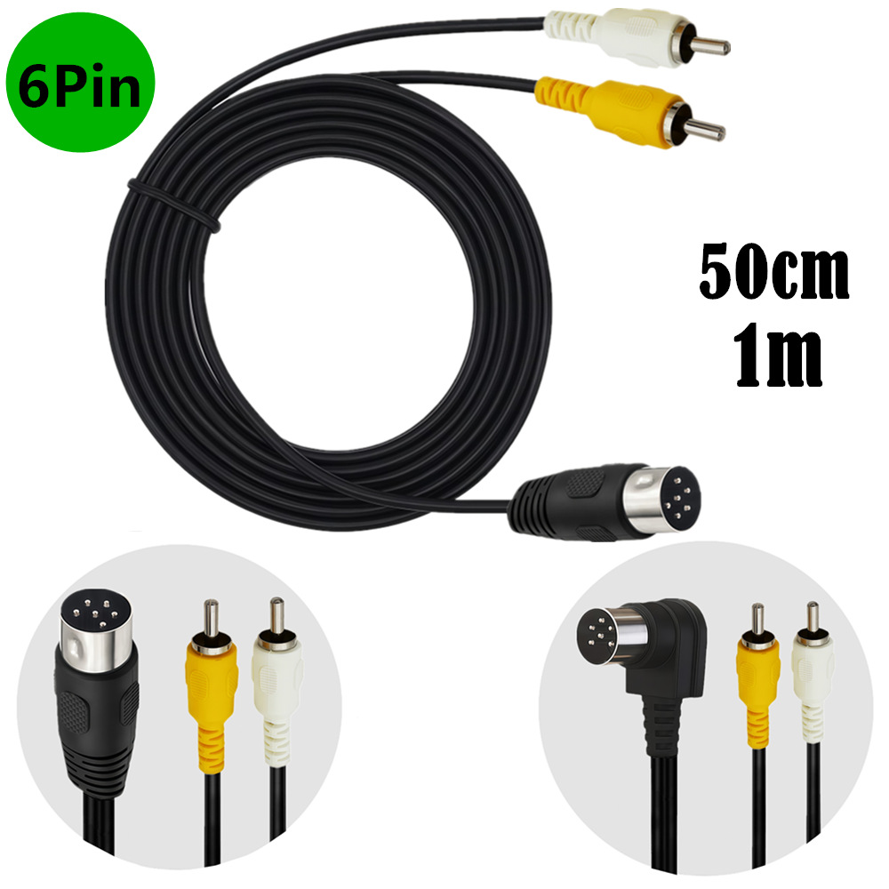 Композитный AV-кабель DIN 6-ко – обзор и цена Retro Gaming Cables