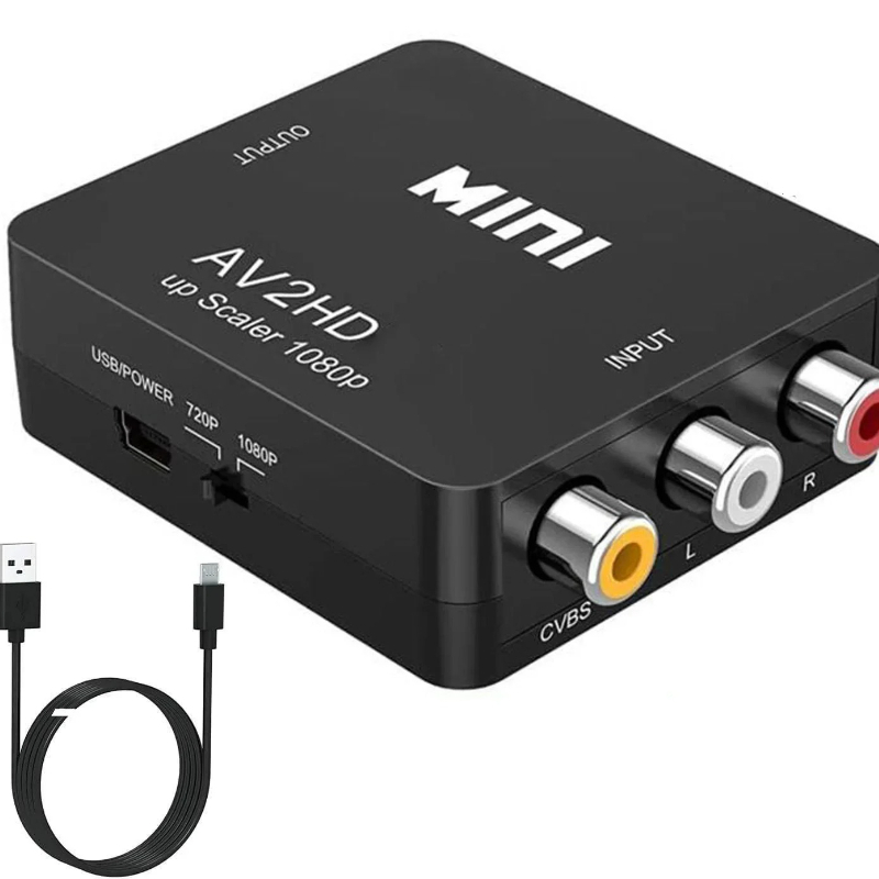 Мини-конвертер AV в HDMI 1080P – обзор и цена Retro Gaming And Projector