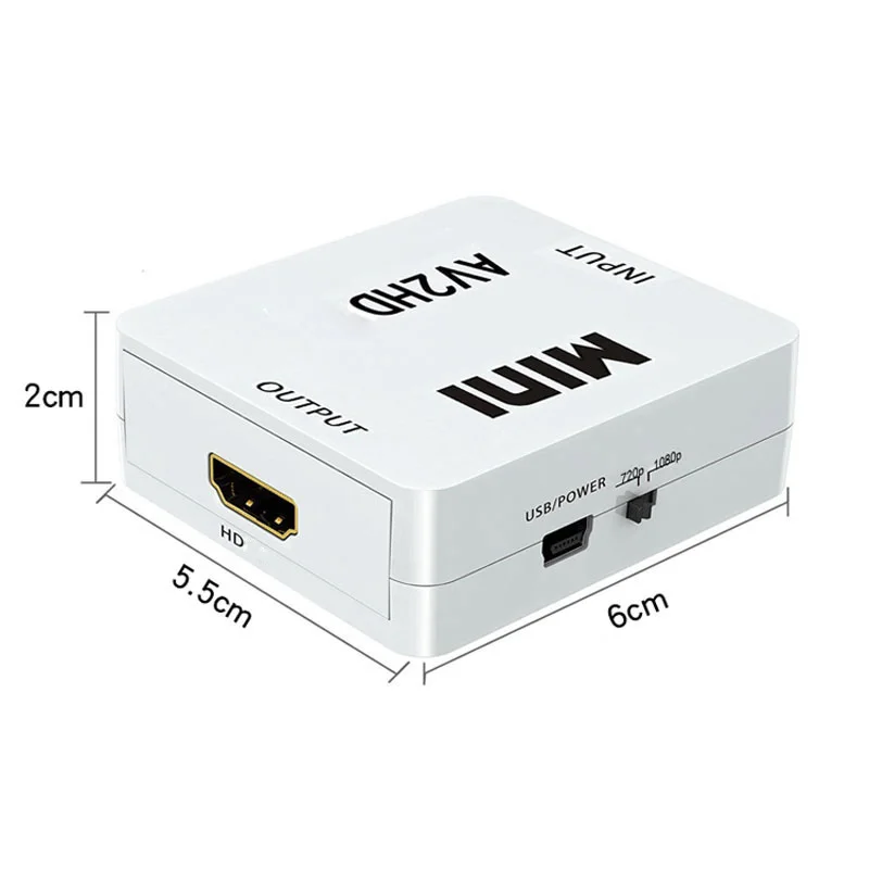 Мини-конвертер AV в HDMI 1080P – обзор и цена Retro Gaming And Projector